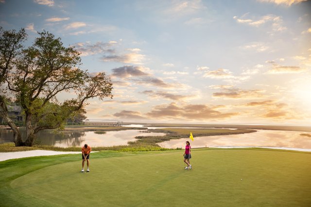 Snowbirds Golfing in Amelia Island